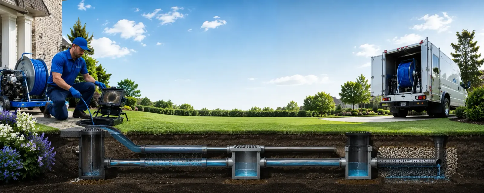 Outdoor drain cleaning information for Madison, CA
